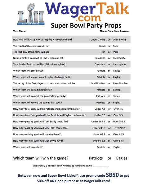 weird super bowl prop bets